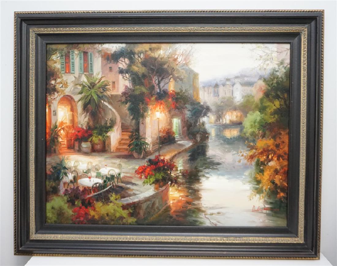 LARGE CONTEMPORARY OIL ON CANVAS (1 of 10)