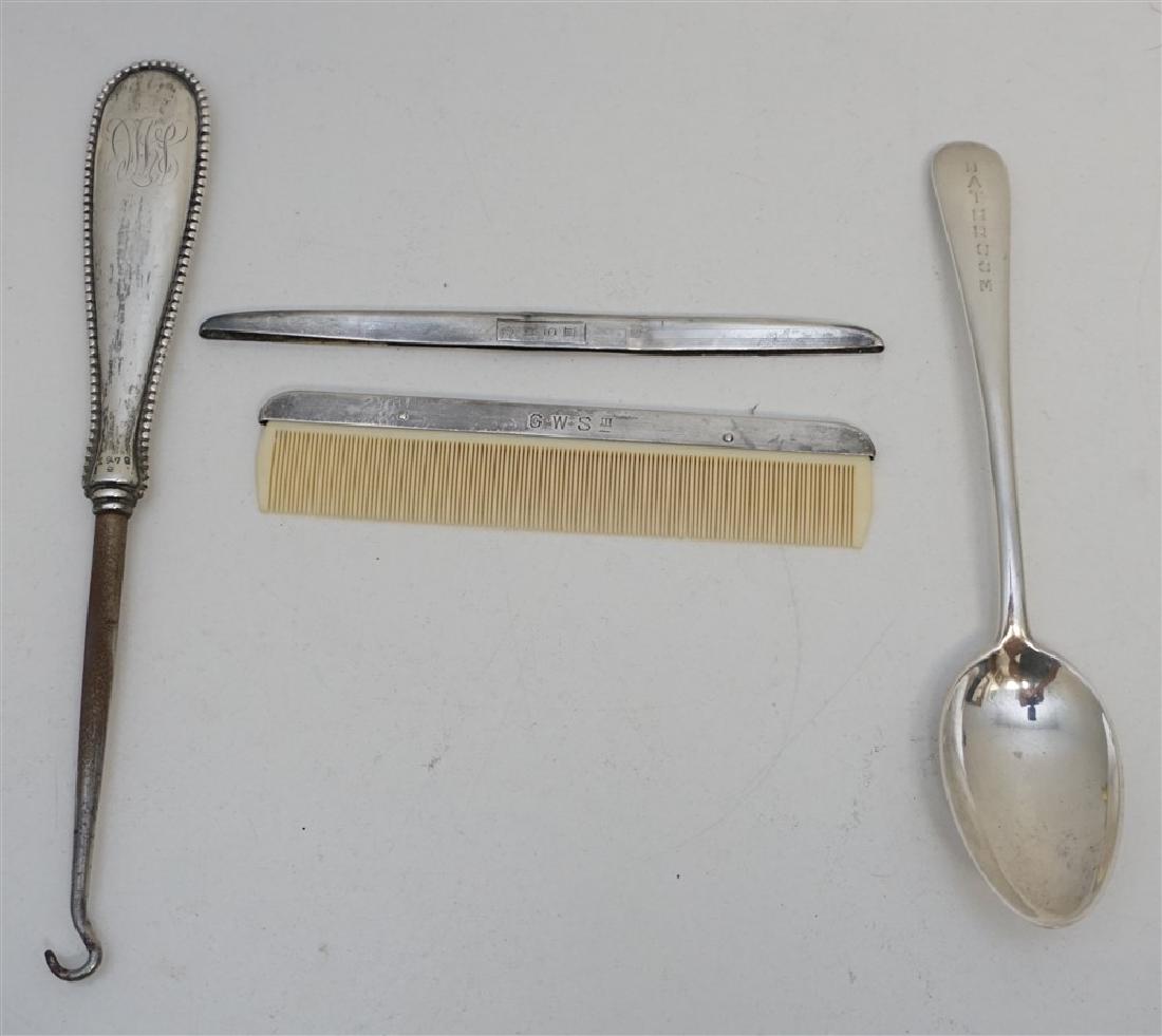 4 pc STERLING - BATHROOM SPOON (1 of 7)