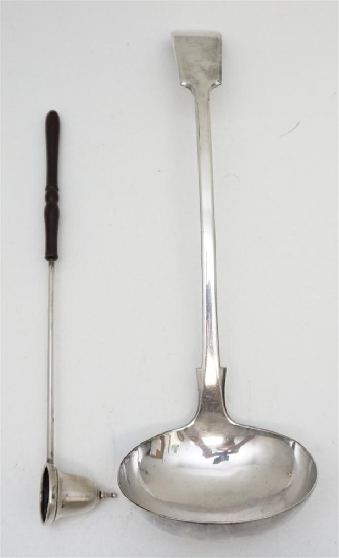 2 PC LARGE c. 1897 ELKINGTON LADLE + (1 of 6)