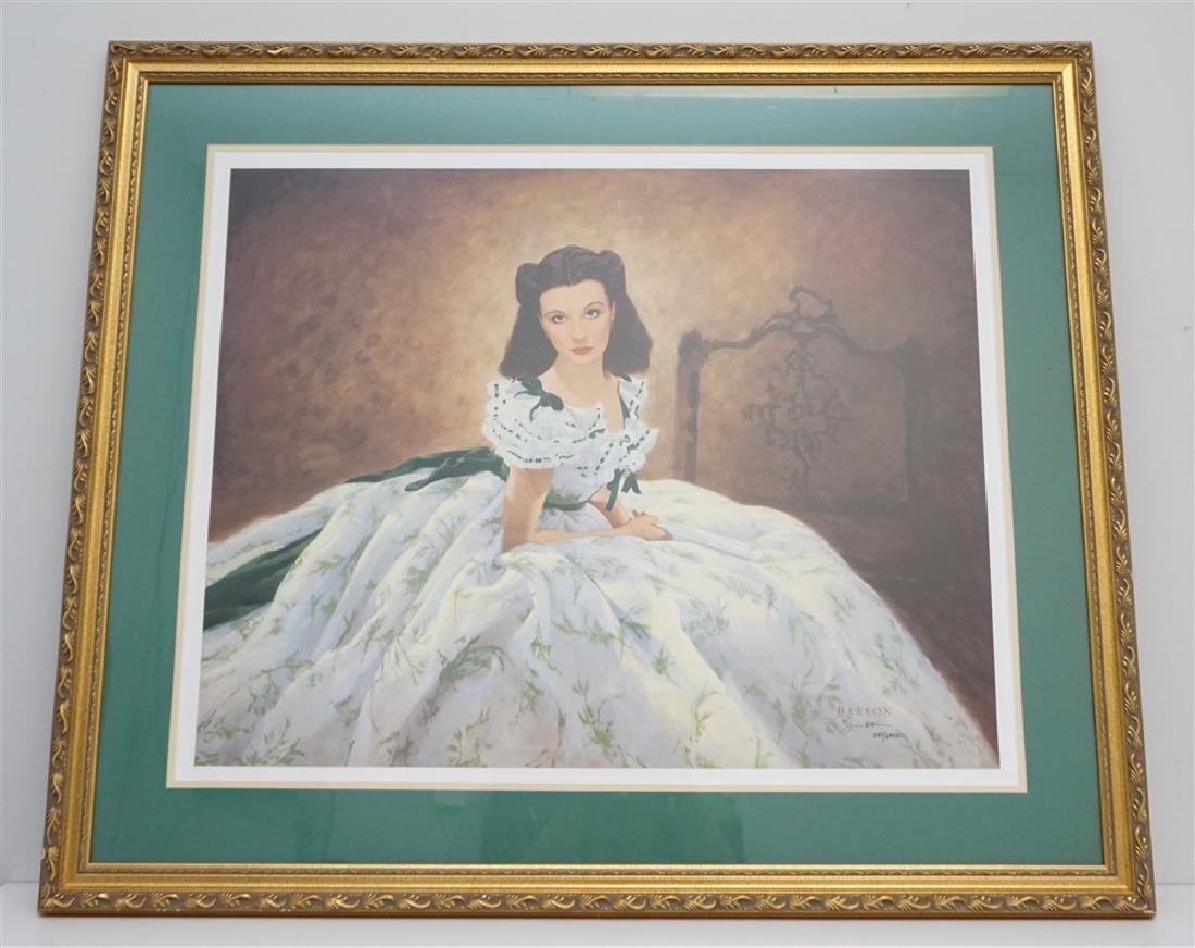 SCARLETT AT THE BARBECUE LITHOGRAPH (1 of 7)