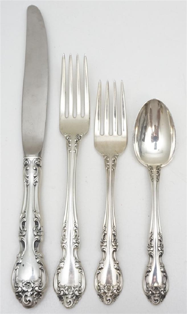4PC PLACE SETTINGS- MELROSE STERLING (1 of 5)