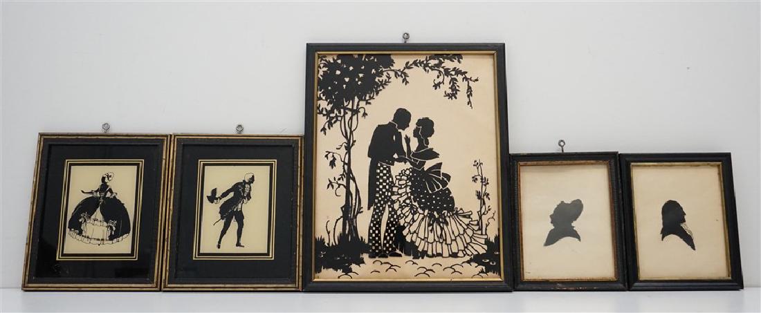5 VINTAGE SILHOUETTES (1 of 6)
