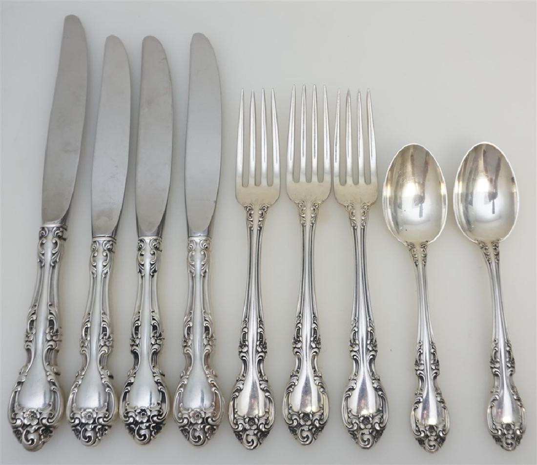 9 PC GORHAM STERLING SILVER MELROSE (1 of 5)