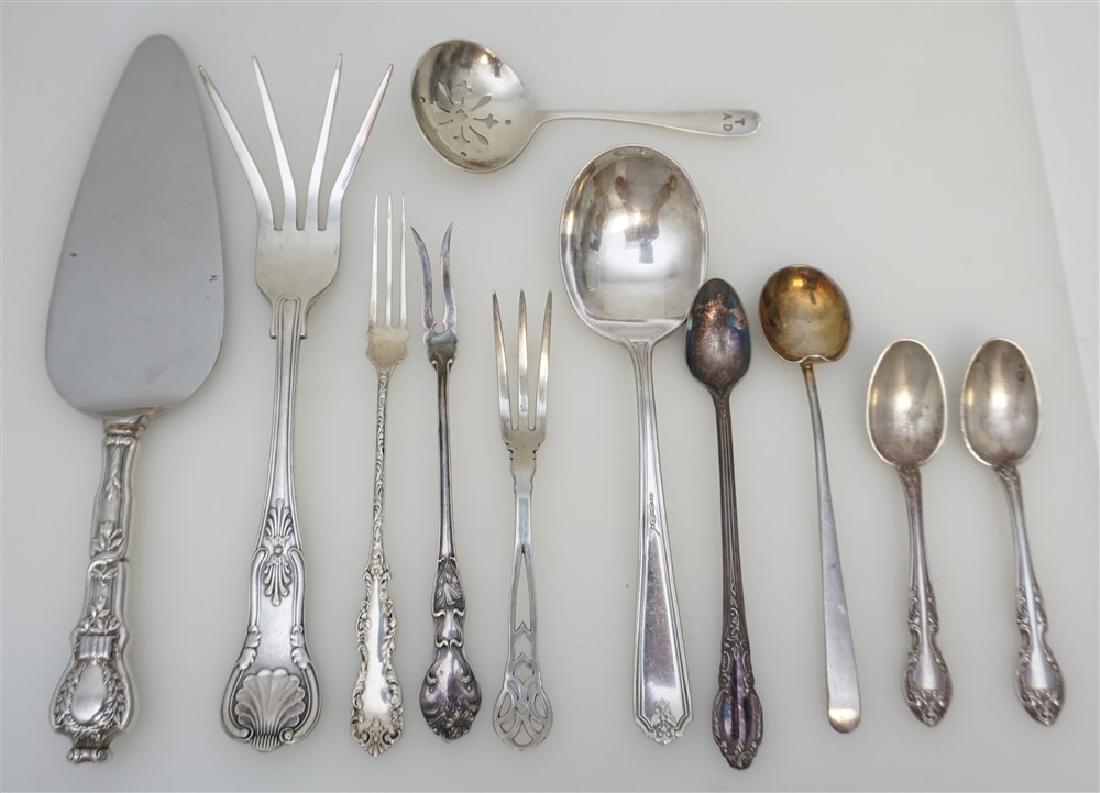 8 pc STERLING 3pc SILVER PLATE (1 of 8)