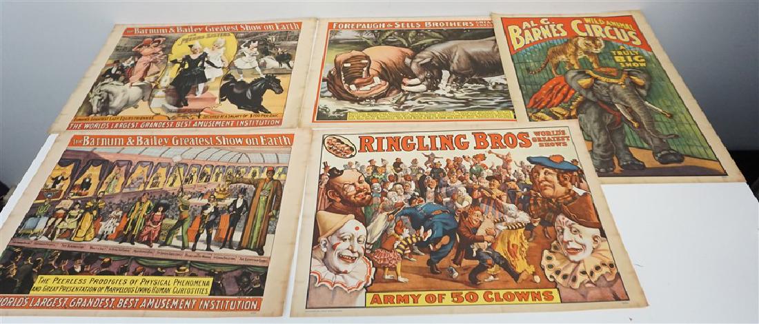 8 MID CENTURY 1960 CIRCUS POSTERS (1 of 9)