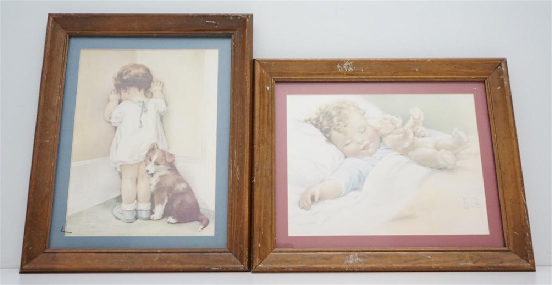 2 FRAMED BESSIE PEASE GUTMANN PRINTS (1 of 7)