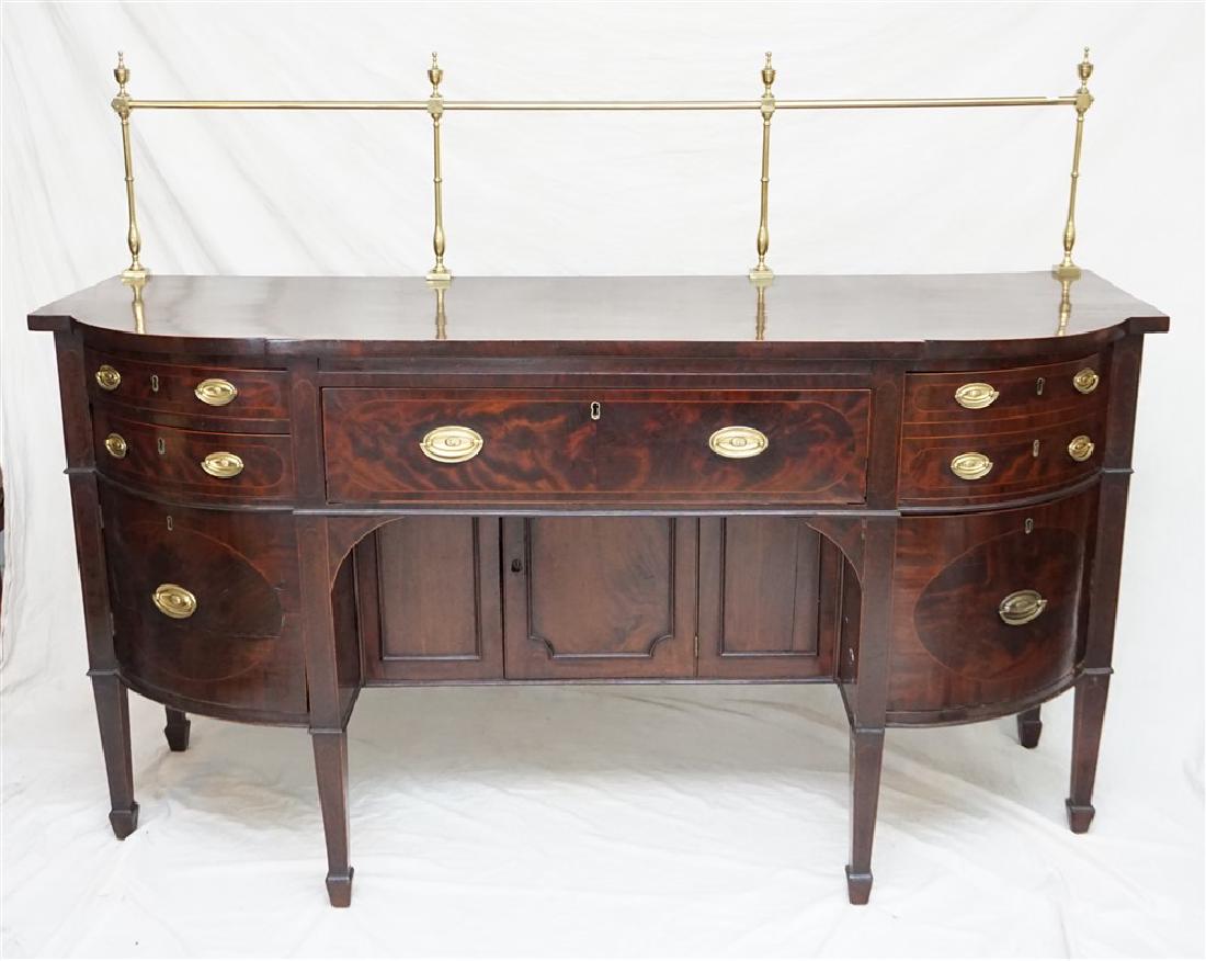 GEORGIAN MAHOGANY SIDEBOARD (1 of 10)