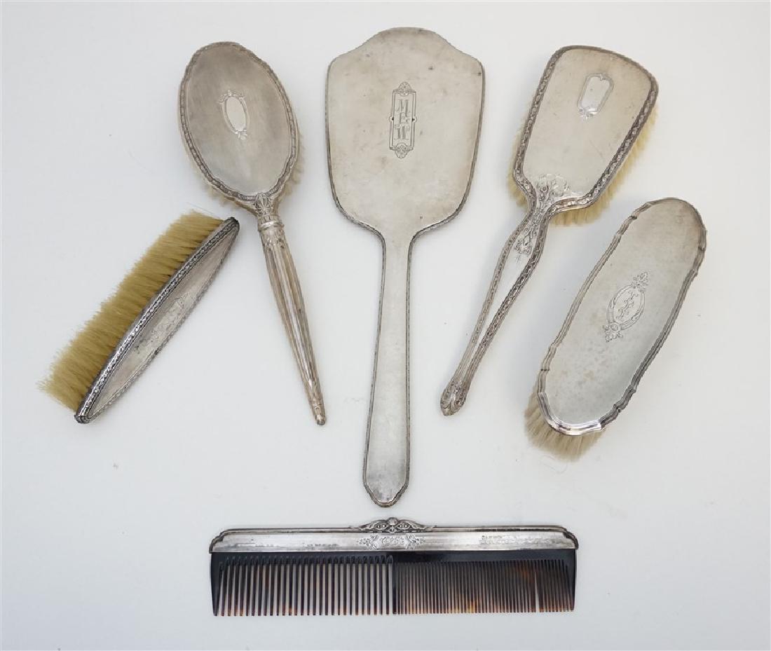6 STERLING DRESSER / VANITY ITEMS (1 of 8)