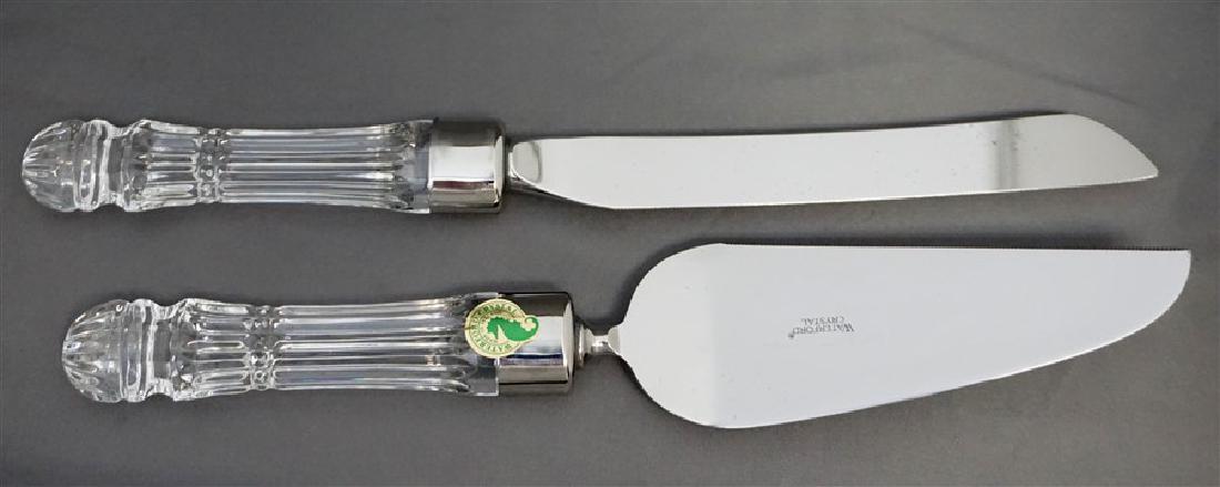 WATERFORD CRYSTAL CAKE KNIFE & SERVER - NEW (1 of 4)