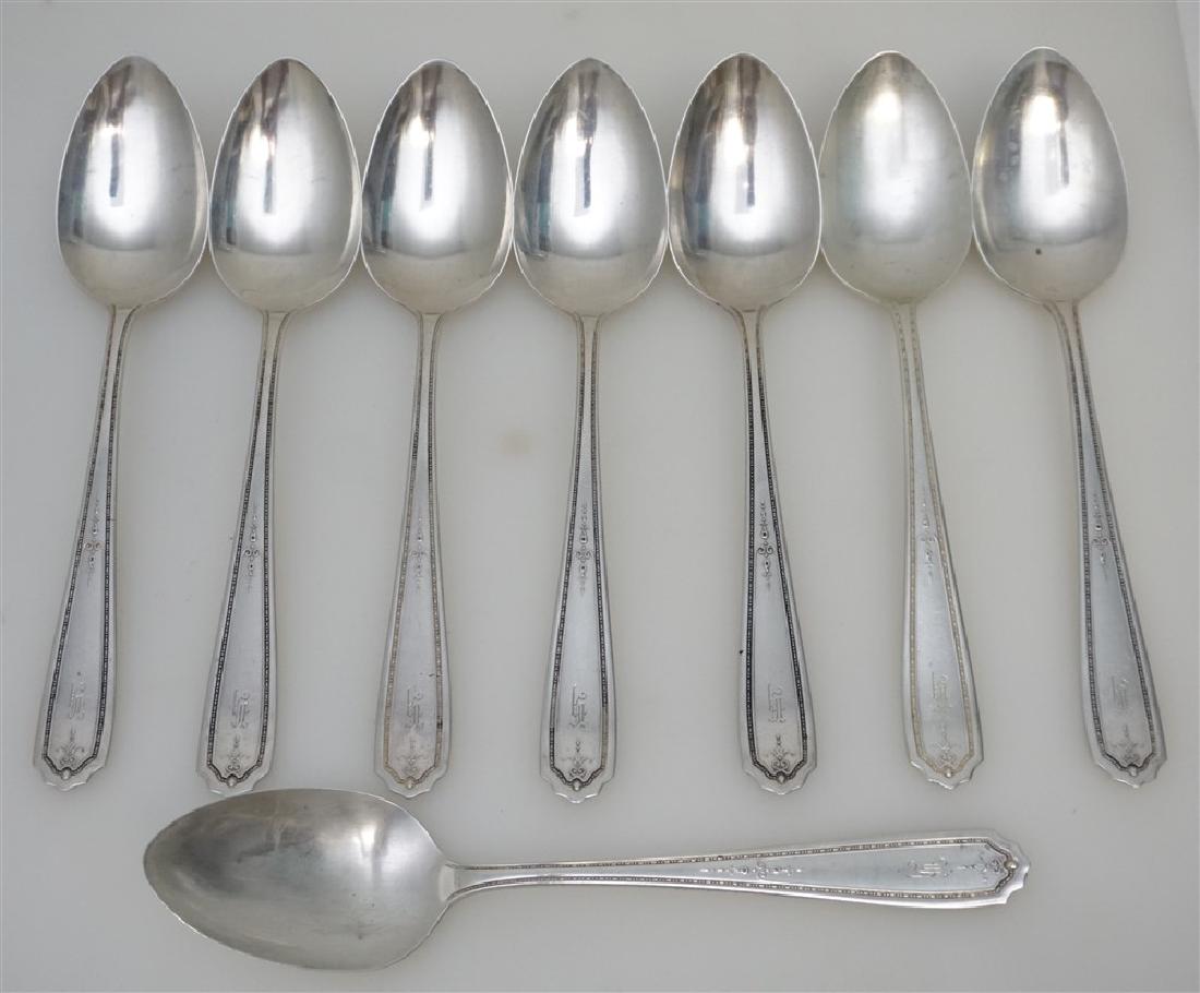 8 STERLING EDWARDIAN TABLESPOONS (1 of 6)