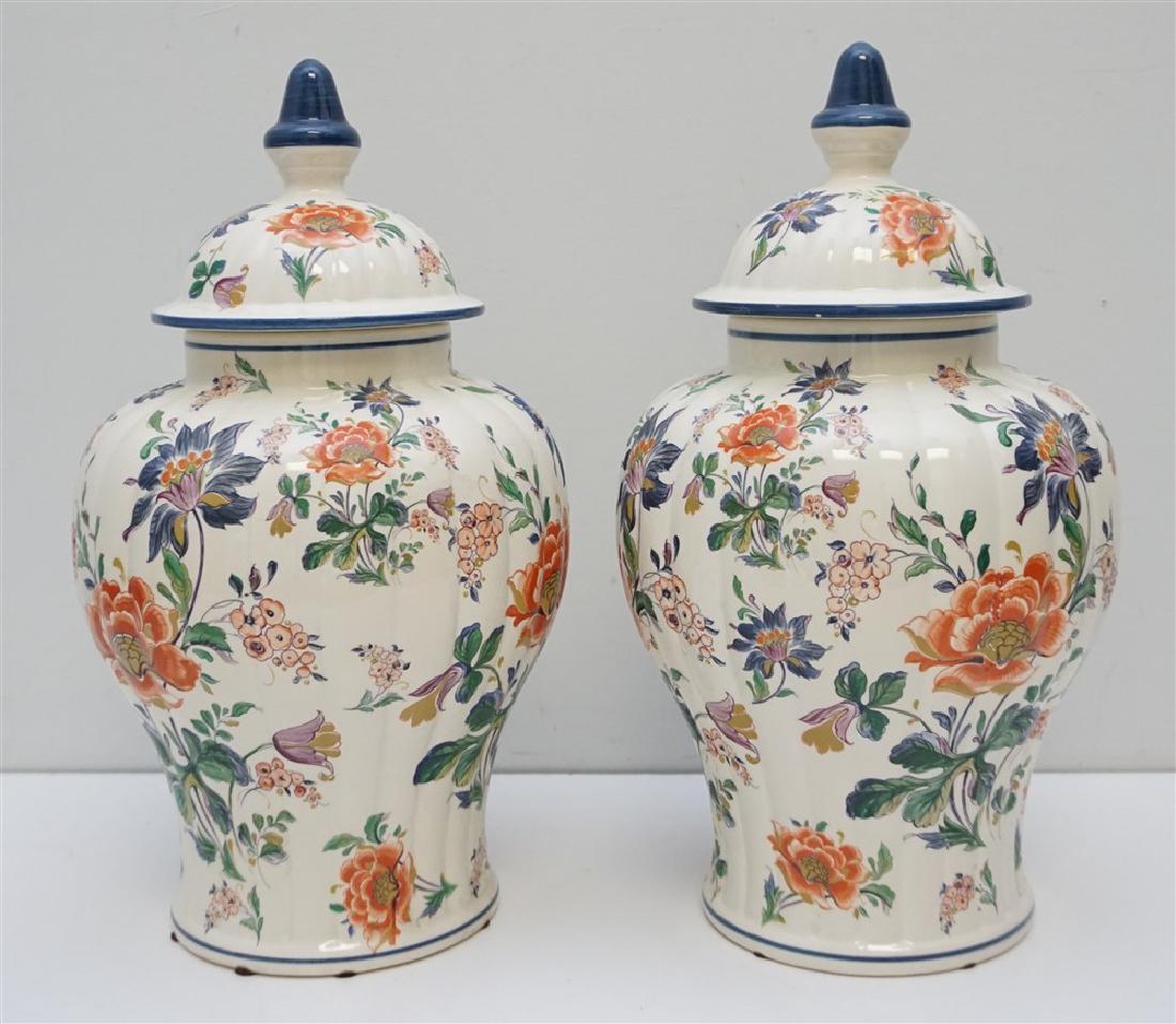 2 HUBERT BEQUET DELFT GINGER JARS (1 of 11)