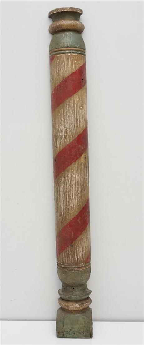 EARLY WOOD BARBER POLE (1 of 7)