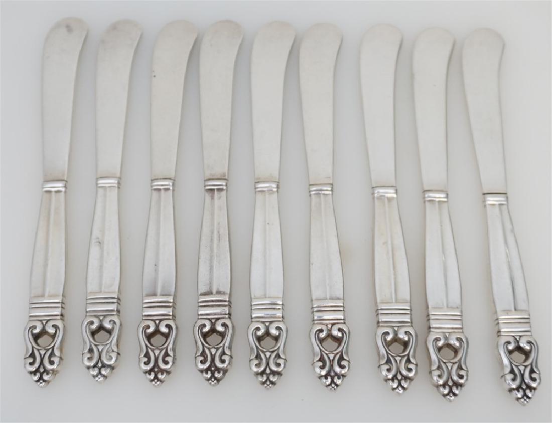 9 STERLING ROYAL DANISH BUTTER PADDLES (1 of 5)