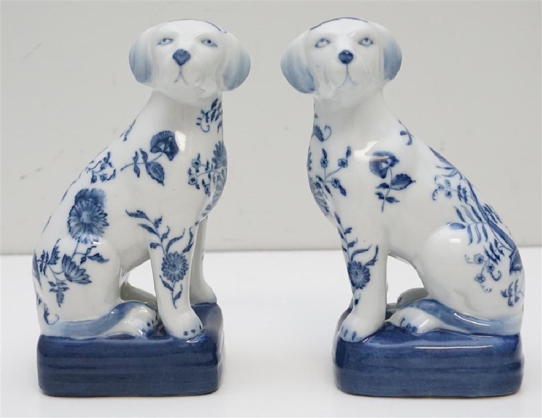 PAIR WONG LEE SITTING DOGS (1 of 6)