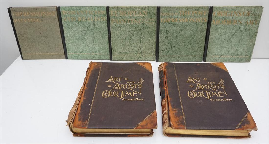 7 ANTIQUE & VINTAGE ART BOOKS (1 of 11)