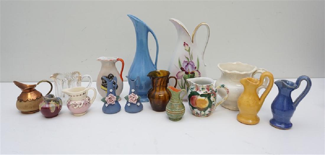 15 pc MINIATURE & SMALL PITCHERS (1 of 8)