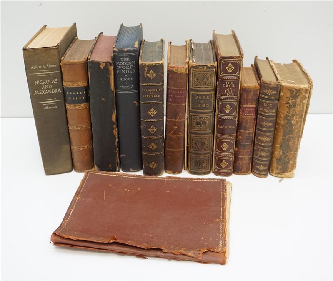 12 ANTIQUE BOOKS DANTI + (1 of 7)