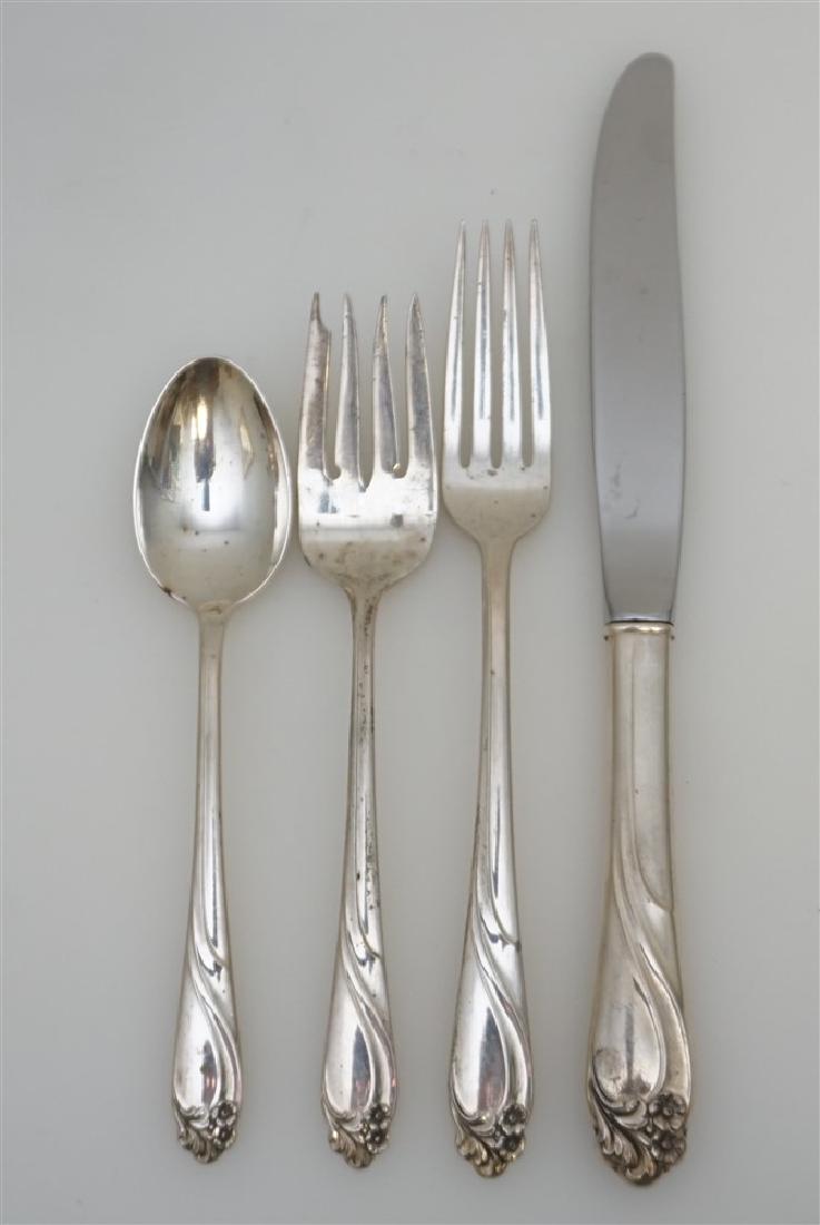 SVC FOR 6 STERLING SILVER ENCHANTED ROSE (1 of 5)