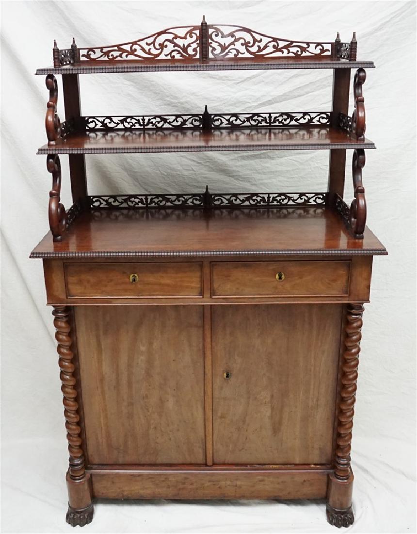 CHARLES X WALNUT SERVER 2 DRAWERS 2 DOORS (1 of 13)