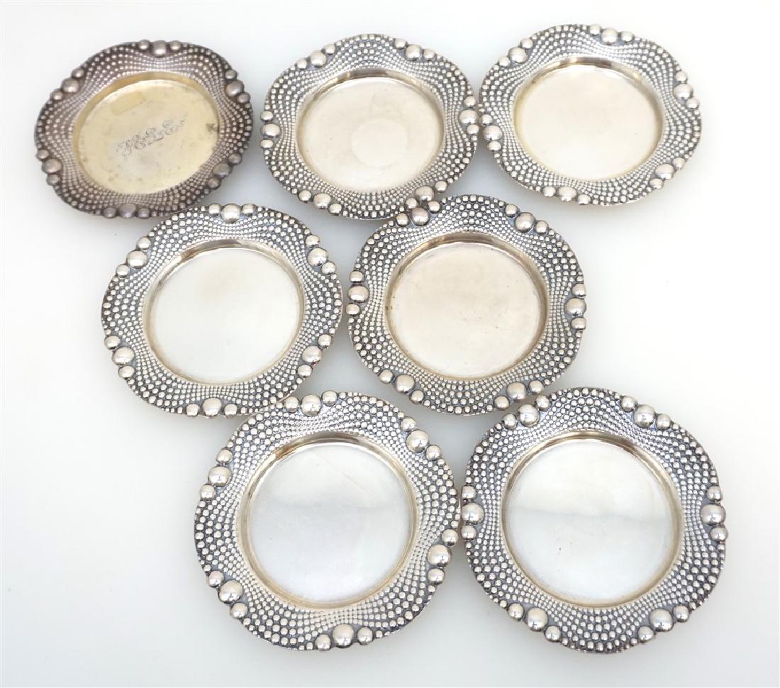 7 GORHAM STERLING BUTTER PATS (1 of 7)