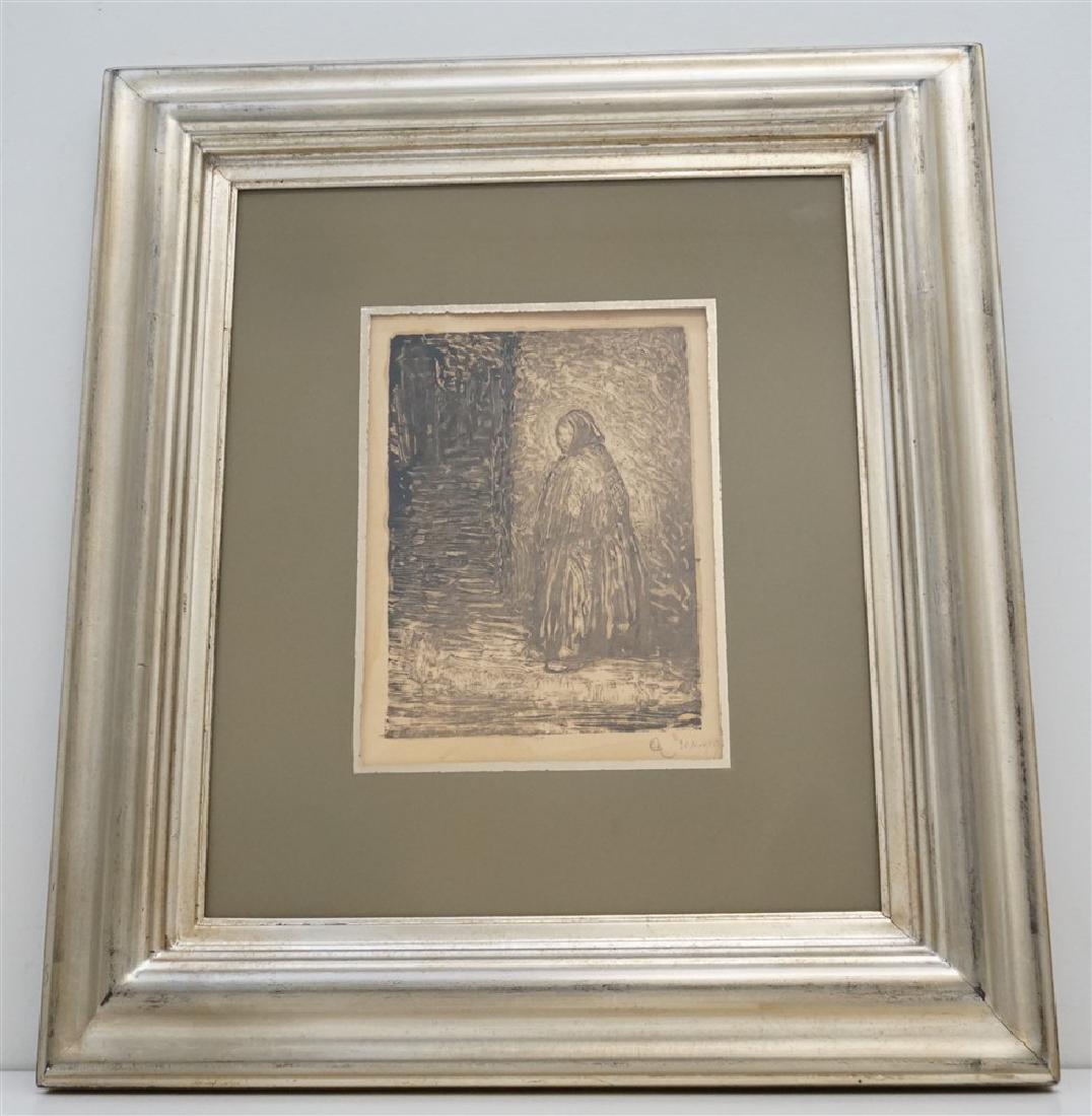 FRENCH BRETON WOMAN ENGRAVING (1 of 8)