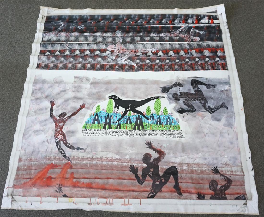 ORIGINAL HOWARD FINSTER / MARK KOSTABI 5 1/2 FT (1 of 11)