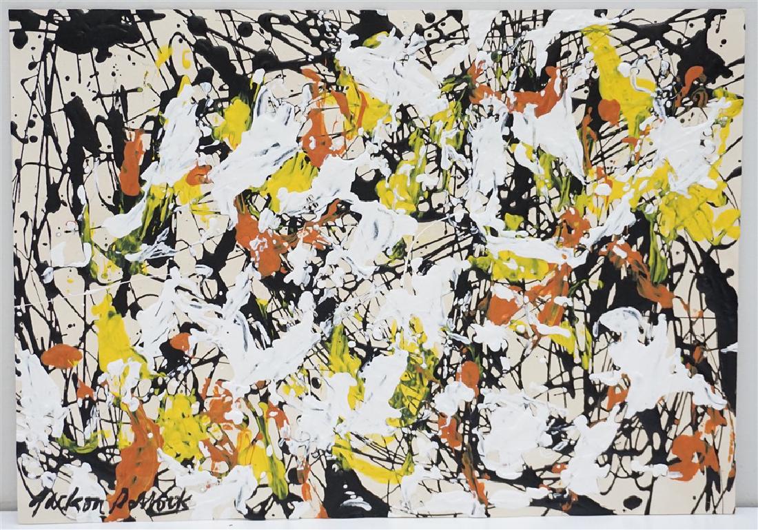 ABSTRACT EXPRESSIONIST DRIP AFTER POLLOCK (1 of 9)