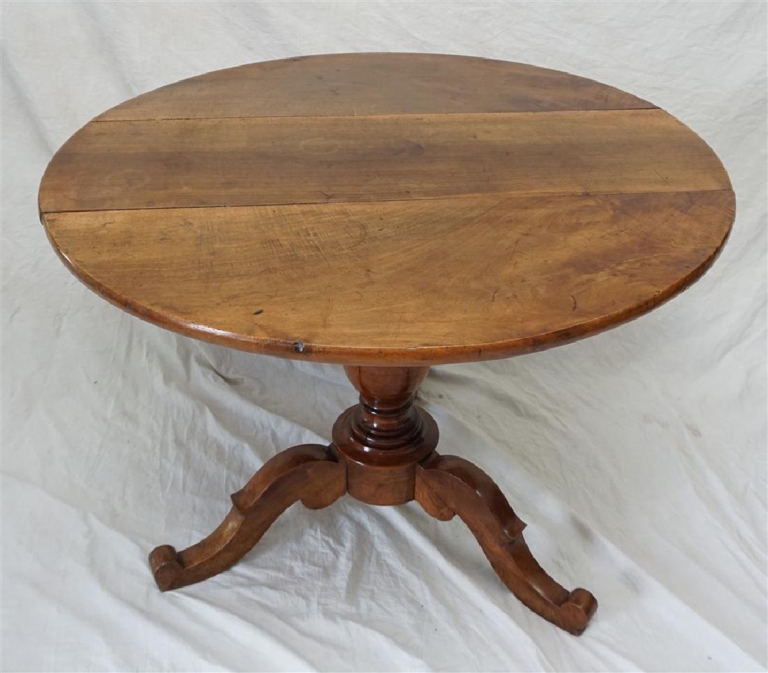 WALNUT TILT-TOP TRIPOD TABLE MID-19th CENTURY (1 of 7)