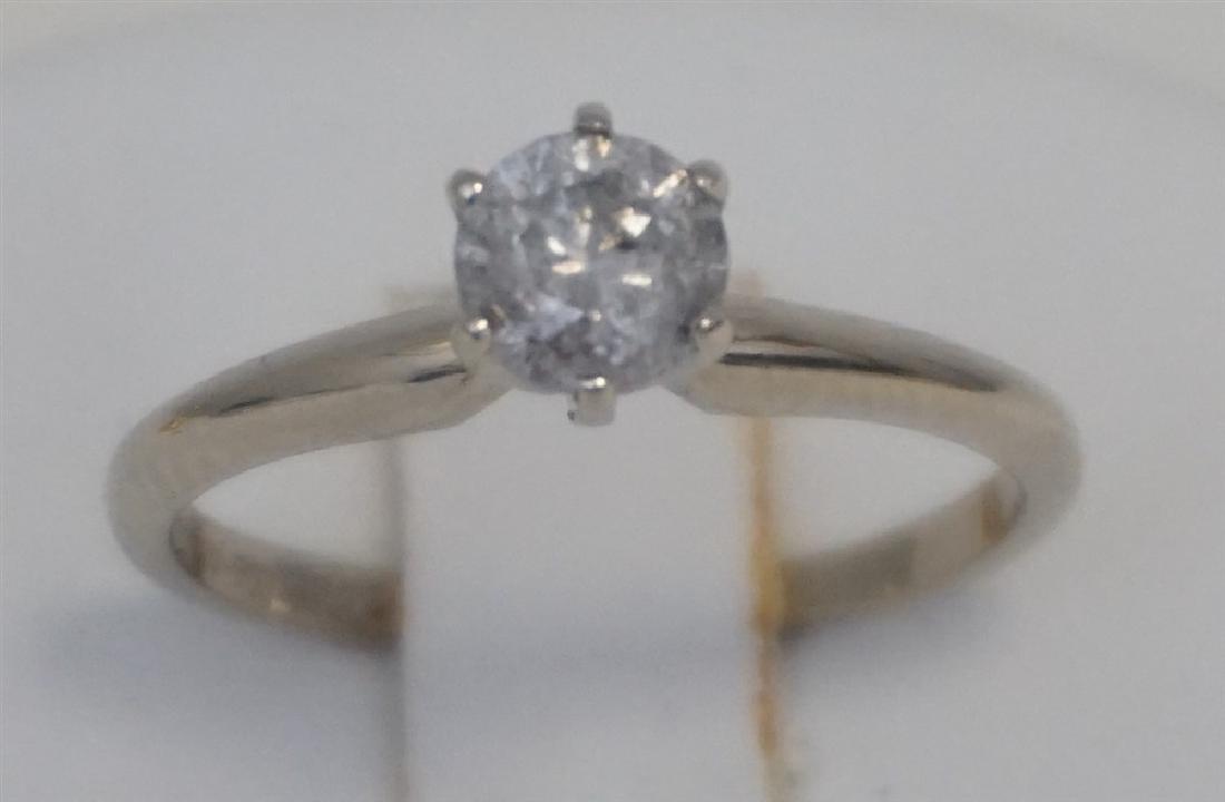 DIAMOND SOLITAIRE RING 14KT (0.55 CTS) (1 of 5)