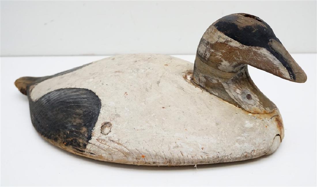 LARGE HUMP BACK EIDER DRAKE DECOY (1 of 10)