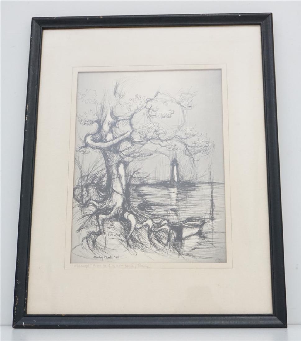 BARCLAY SHEAKS (1928-2010) MID CENTURY PRINT (1 of 7)