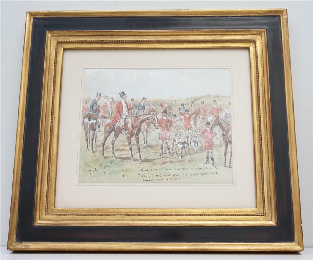 GEORGE FINCH MASON (1850-1915) WATERCOLOR HUNT (1 of 8)