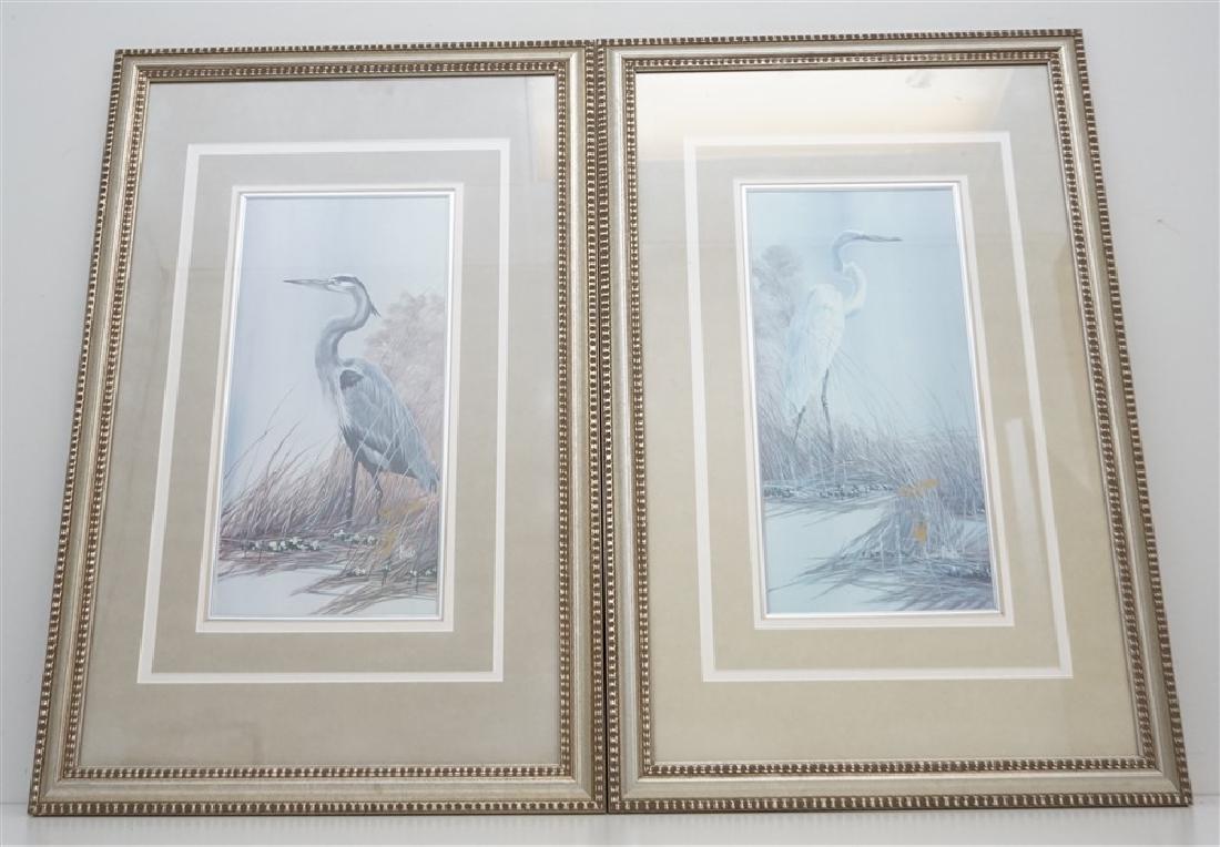 PAIR ROBERT BINKS EGRET & HERON (1 of 6)
