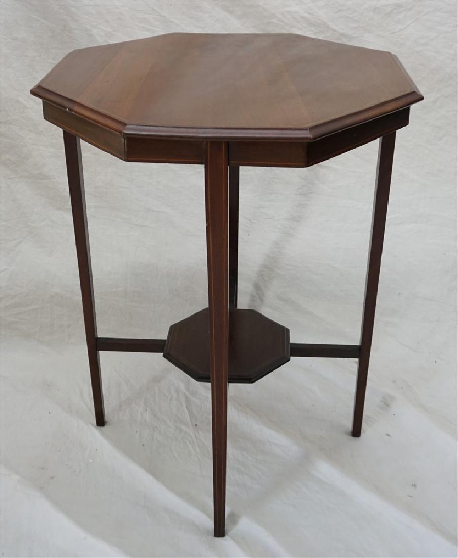 ANTIQUE OCTAGONAL SIDE TABLE