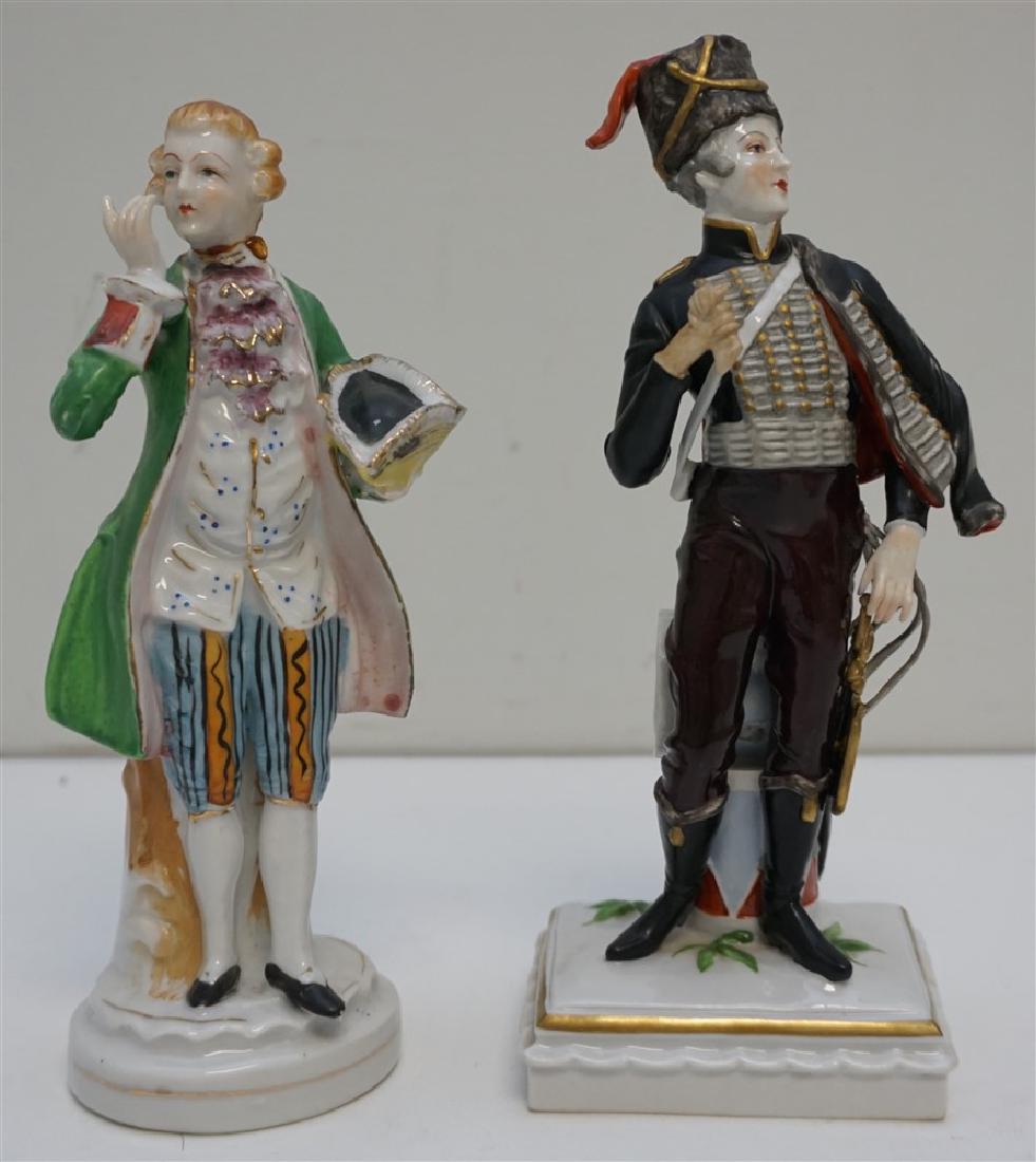 2 PORCELAIN FIGURINES MULLER VOLKSTEDT + (1 of 9)