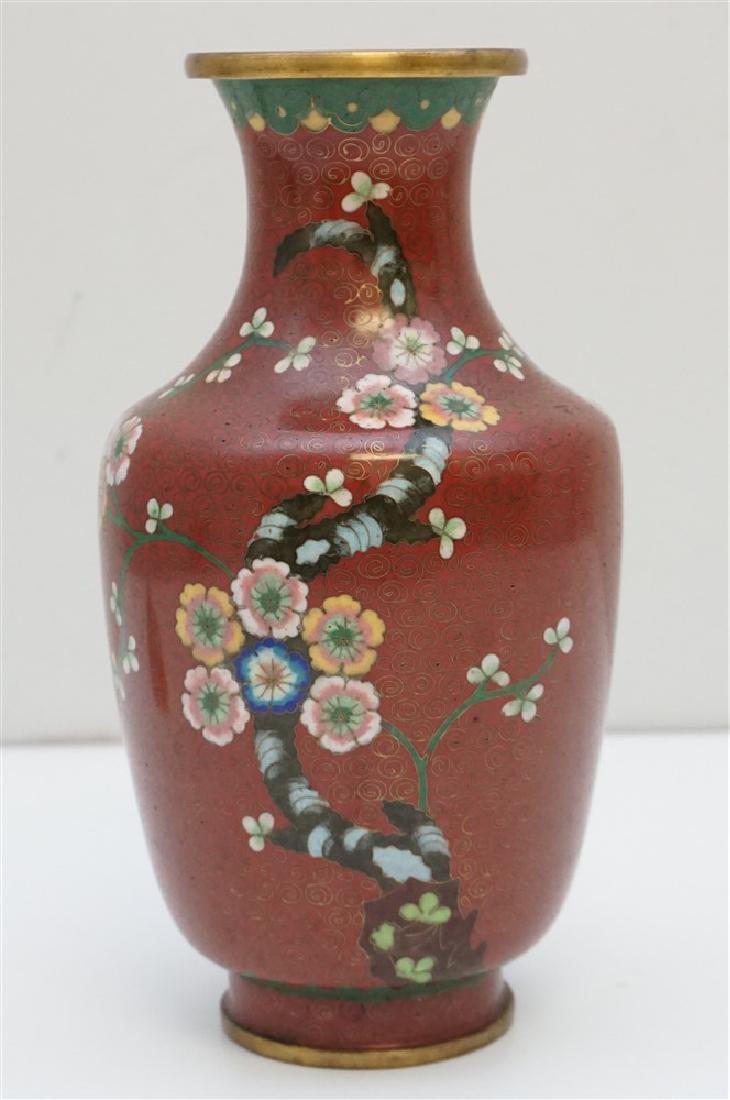 CHINESE CLOISONNE VASE (1 of 8)