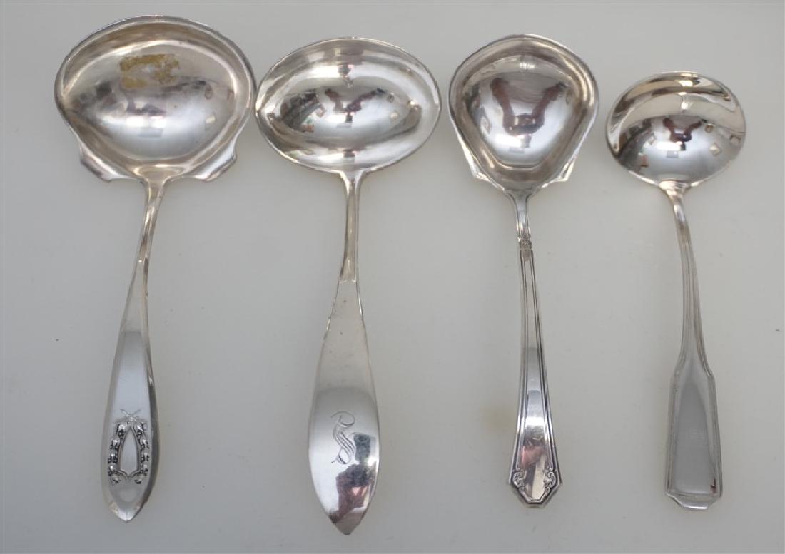 4 AMERICAN STERLING SAUCE LADLES (1 of 8)
