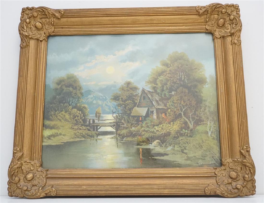 ANTIQUE EVENING IN ROCKAWAY NJ FRAMED PRINT (1 of 7)