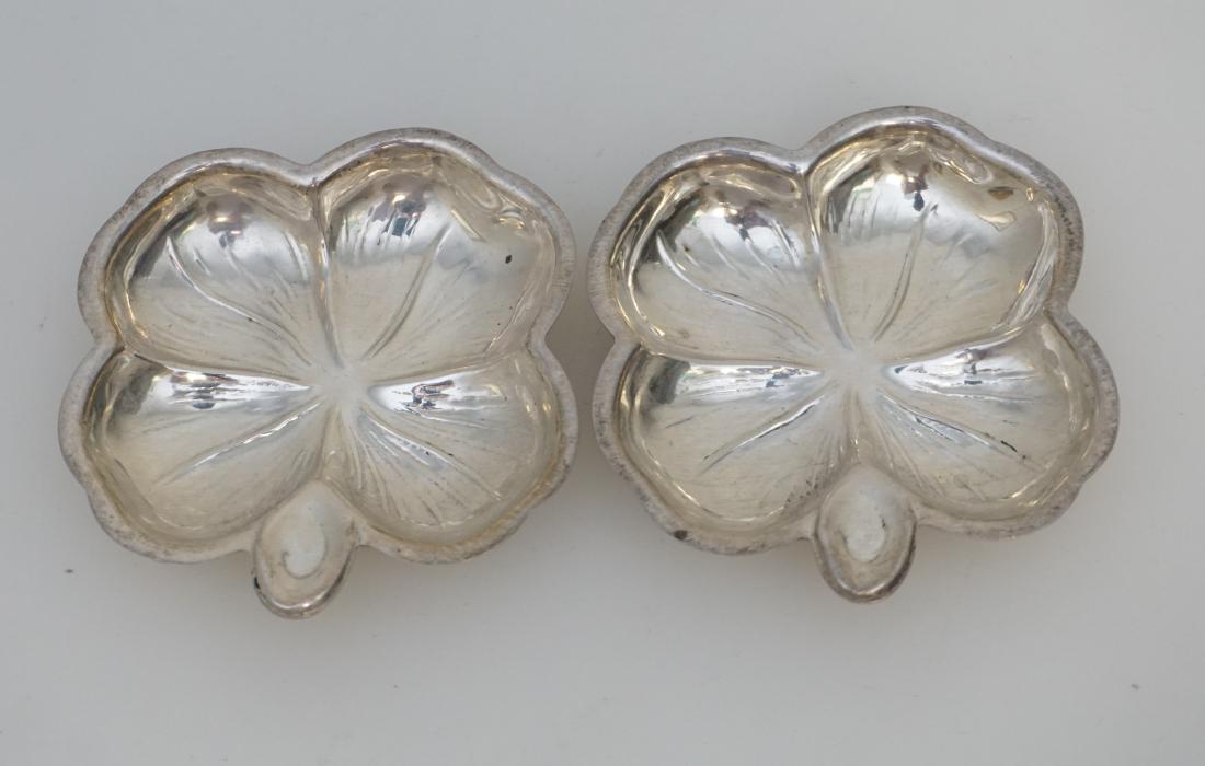 2 STERLING CLOVER NUT DISHES (1 of 3)