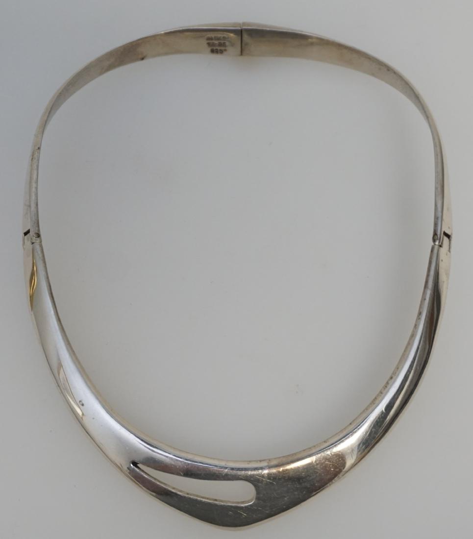 MODERNIST STERLING COLLAR - TAXCO (1 of 6)