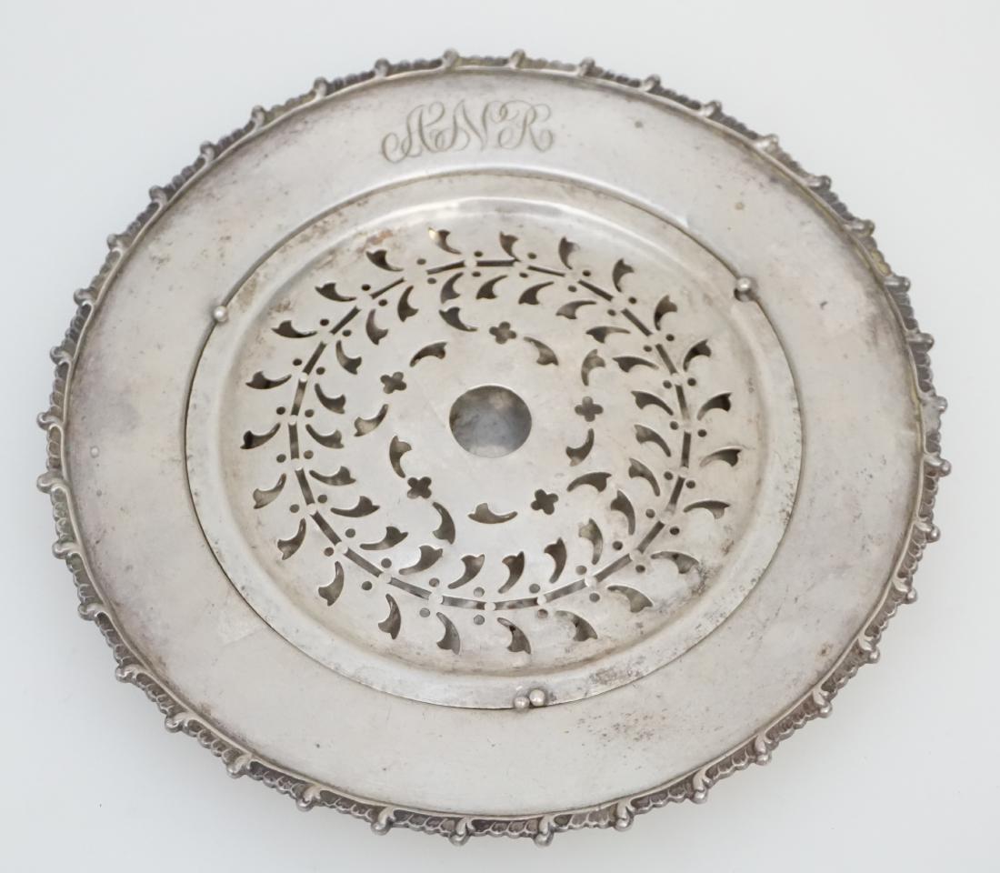 ANTIQUE STERLING BUTTER DISH (1 of 7)