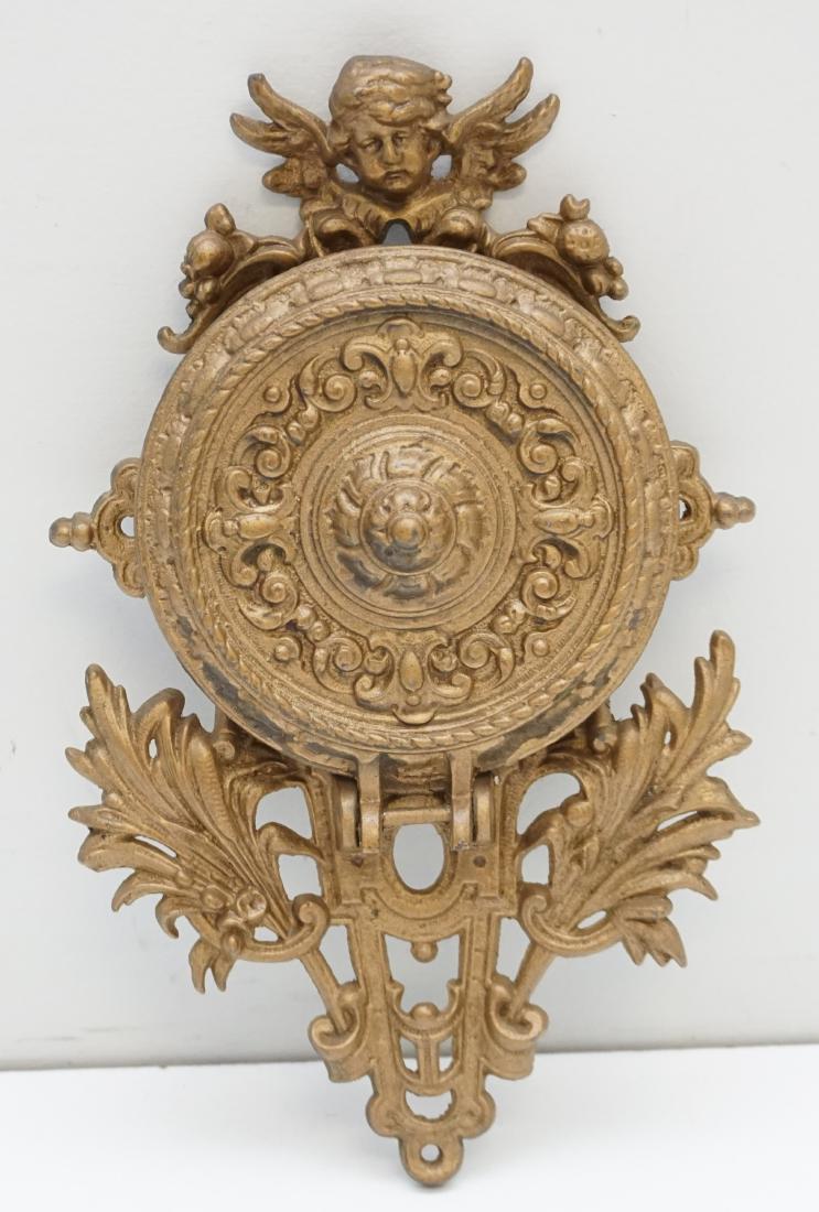 19th c.ORNATE IRON WALL SHELF/ BRACKET (1 of 6)