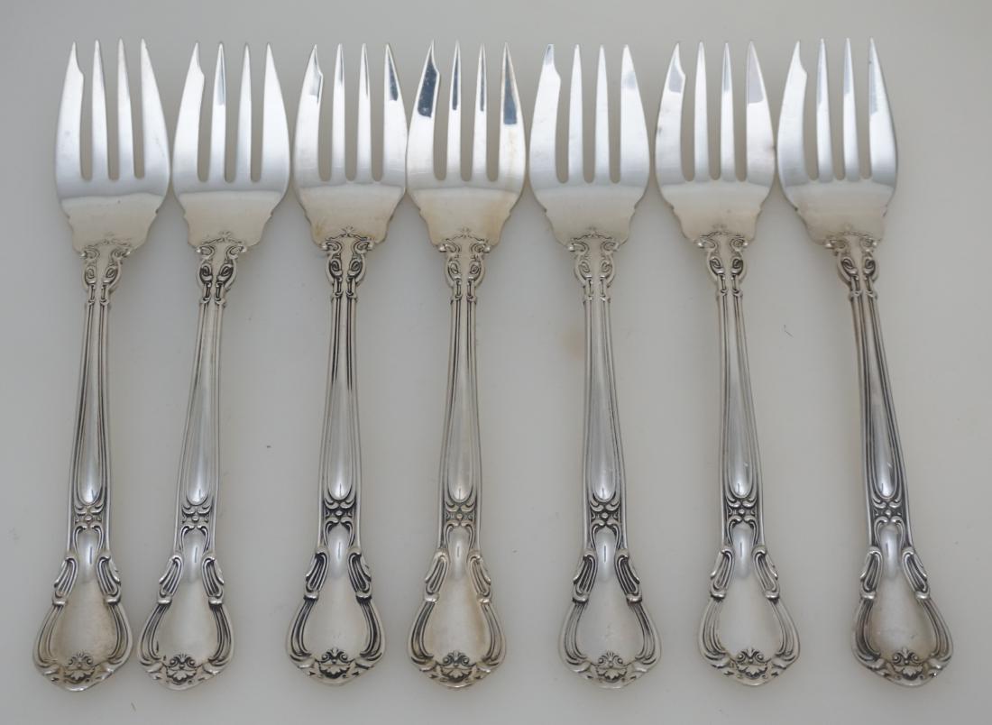 7 GORHAM STERLING CHANTILLY SALAD FORKS (1 of 4)