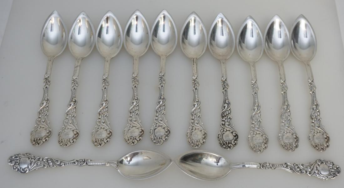 12 GORHAM STERLING MARIE ANTOINETTE ORANGE SPOONS (1 of 5)