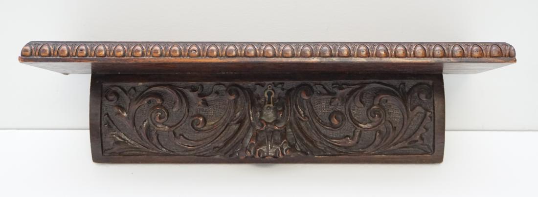 ANTIQUE ENGLISH OAK SHELF (1 of 9)