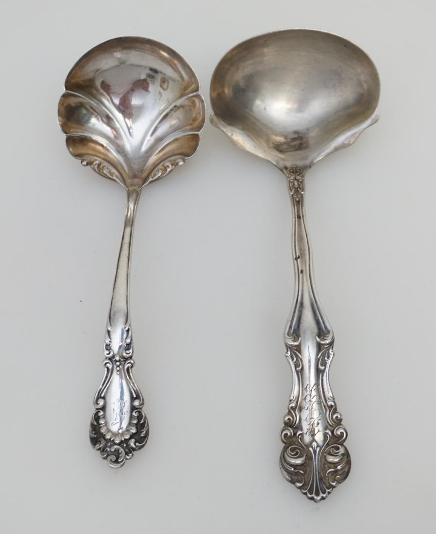 2 ANTIQUE STERLING LADLES (1 of 4)