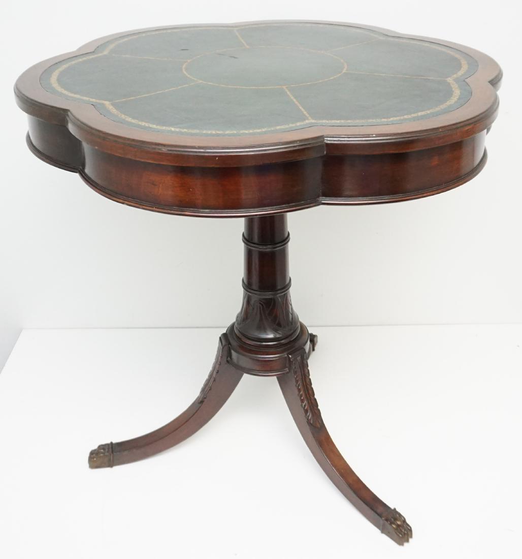 MAHOGANY DRUM TABLE (1 of 11)