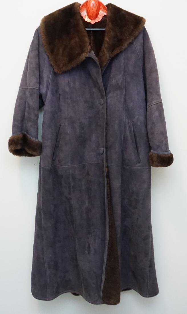 FRATELLI GALLOTTI sz 42 SHEARLING SHEEPSKIN COAT (1 of 6)