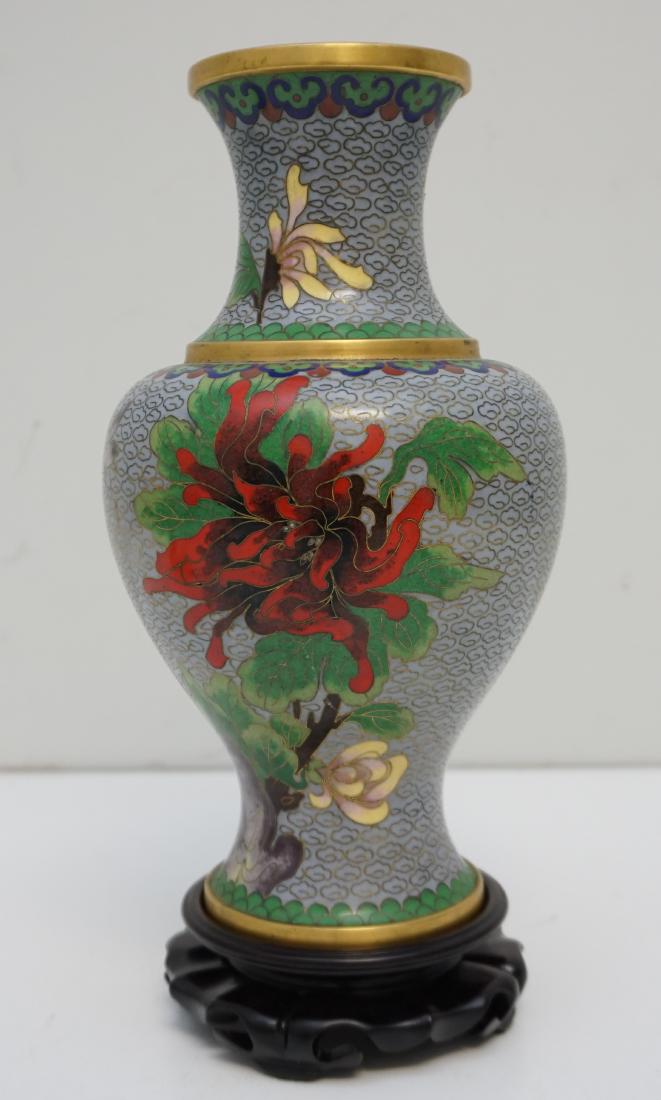 CHINESE CLOISONNE VASE (1 of 10)