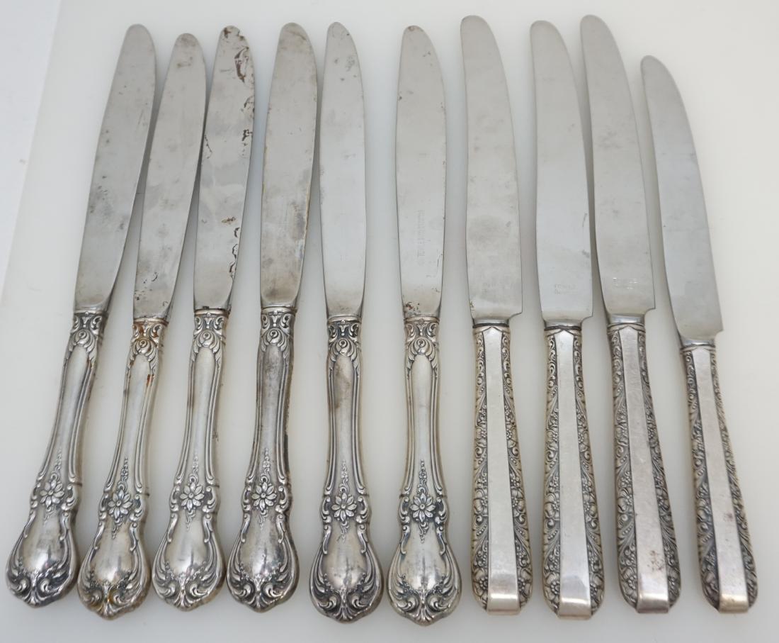 10 TOWLE STERLING HANDLE DINNER KNIVES (1 of 6)